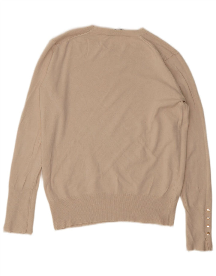 Pulover pentru damă Zara, cu gât turnut, UK 12, Bej mediu