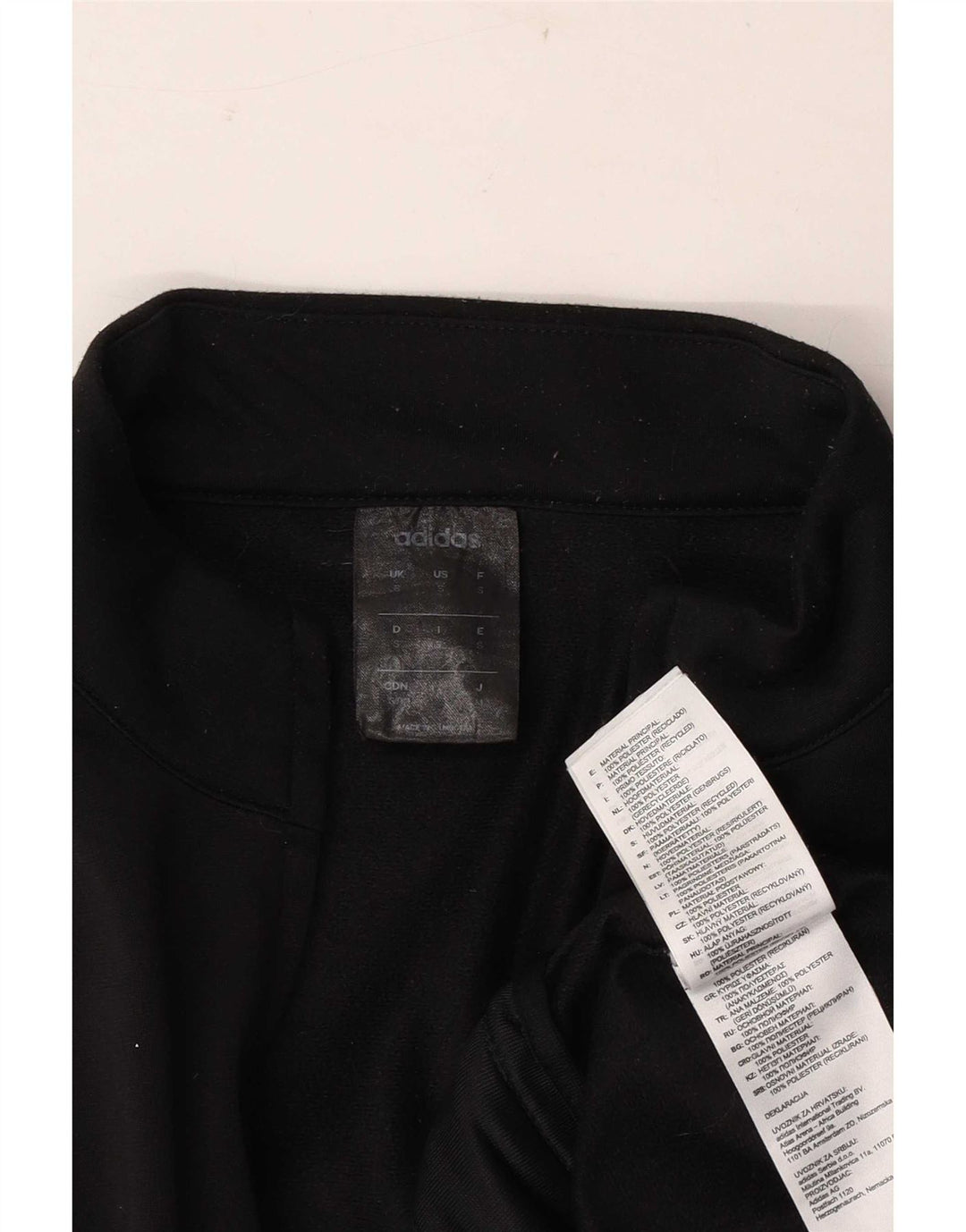 Trening pentru bărbați Adidas Top Jachetă Mic Negru Poliester
