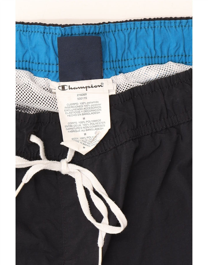 Pantaloni scurți de înot Champion pentru bărbați, poliamidă neagră medie