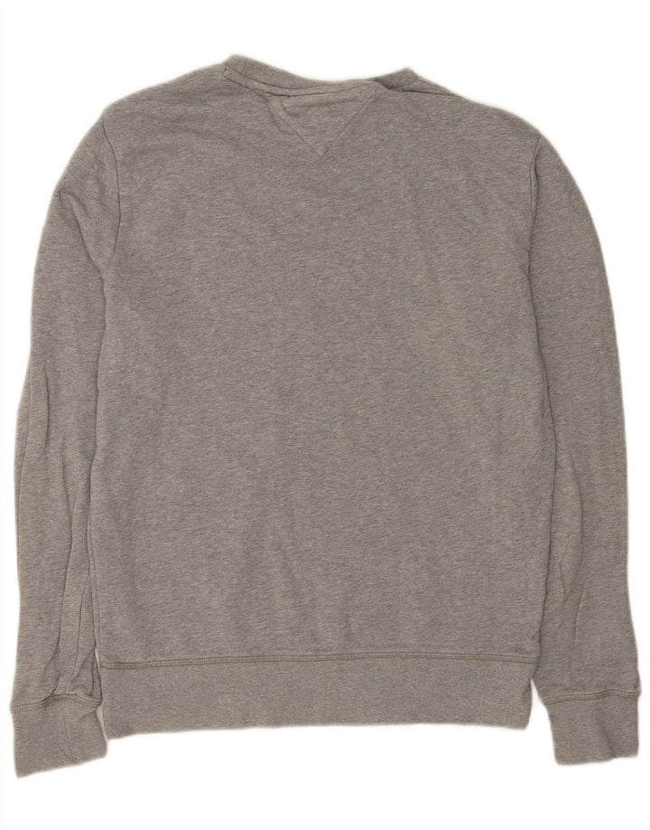 Hanorac pentru bărbați Tommy Hilfiger Vintage Fit, pulat, gri mediu