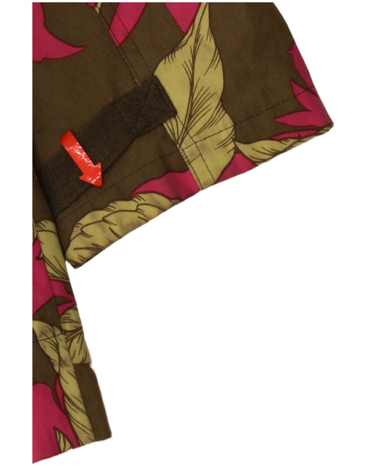 Trench pentru femei Billabong UK 12 Medium Khaki Floral Bumbac