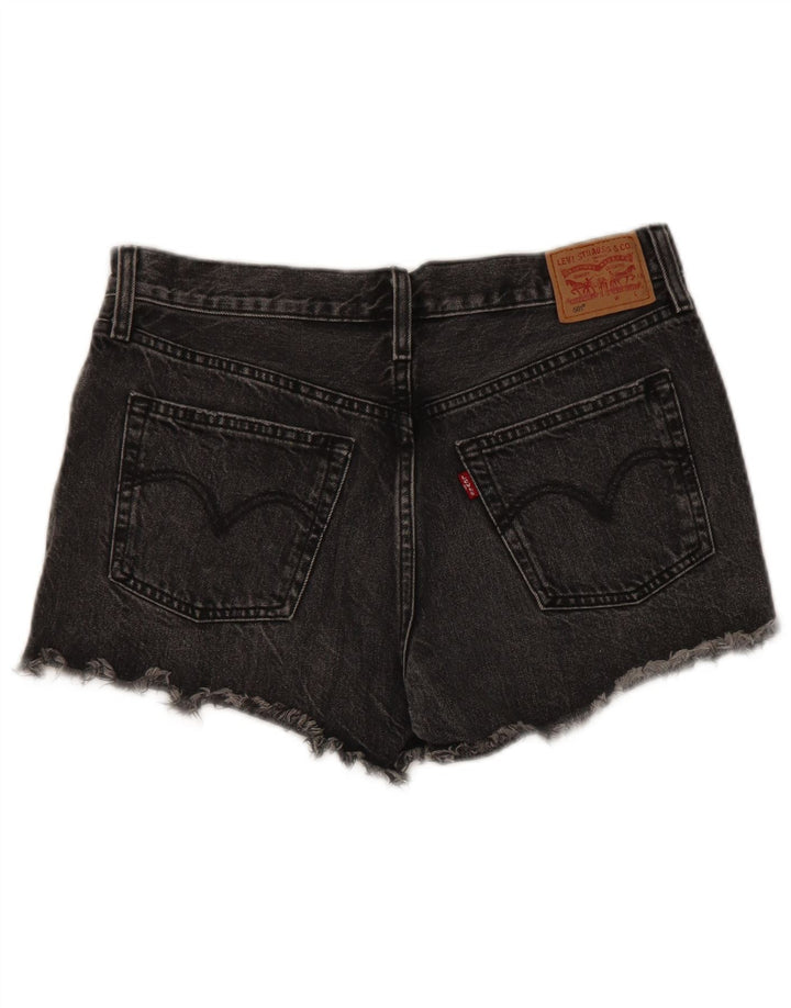 Pantaloni scurți Levi's 501 Denim W29, bumbac gri mediu