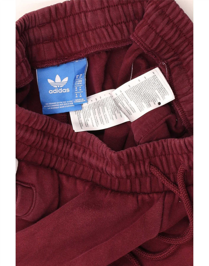 Pantaloni de trening pentru bărbați Adidas Pantaloni de jogging, bumbac maro mediu