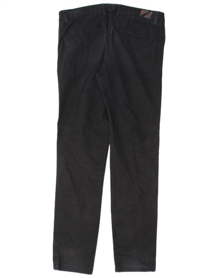 Pantaloni chino slim pentru bărbați Zara EU 42 Large W32 L33 Negru