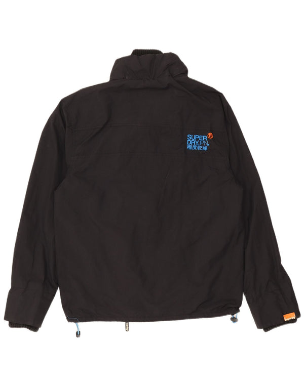 Jachetă Windbreaker Superdry pentru bărbați, UK 42 XL, nailon negru
