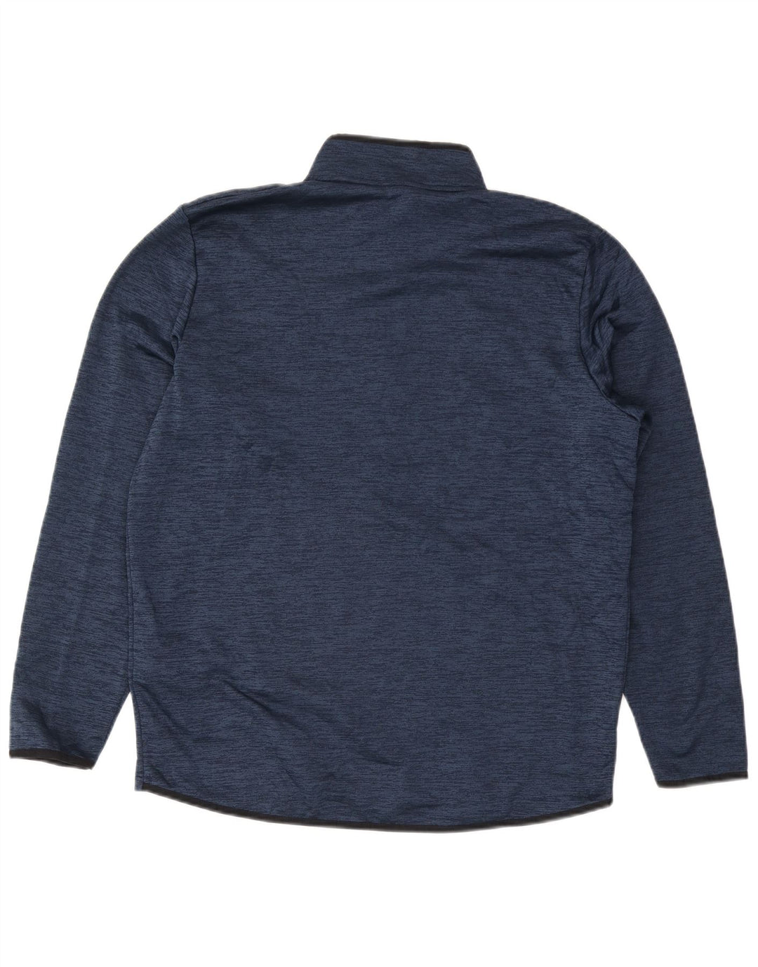 Top de trening Under Armour pentru bărbați, cu fermoar, cu gât, mare, bleumarin, pete