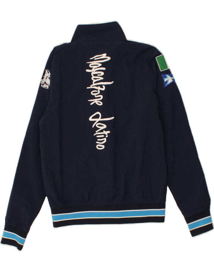 KAPPA Boys Graphic Tracksuit Top Jacket 13-14 Years 2XL Navy Blue Vintage Kappa and Second-Hand Kappa from Messina Hembry 