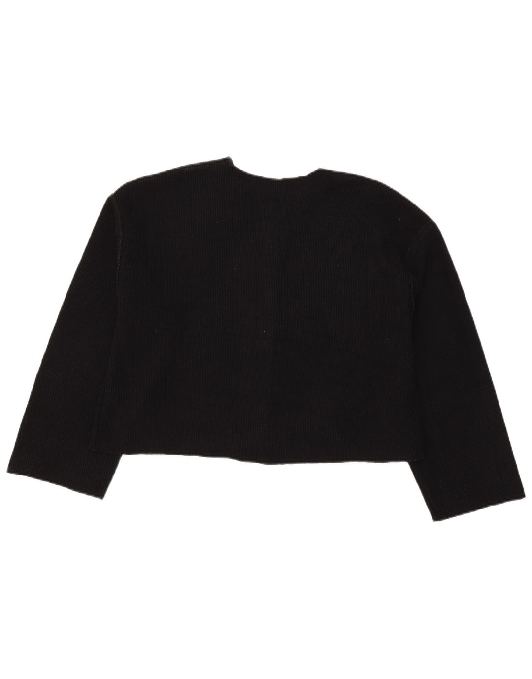 Pulover cardigan pentru femei Zara UK 12 Poliester mediu negru