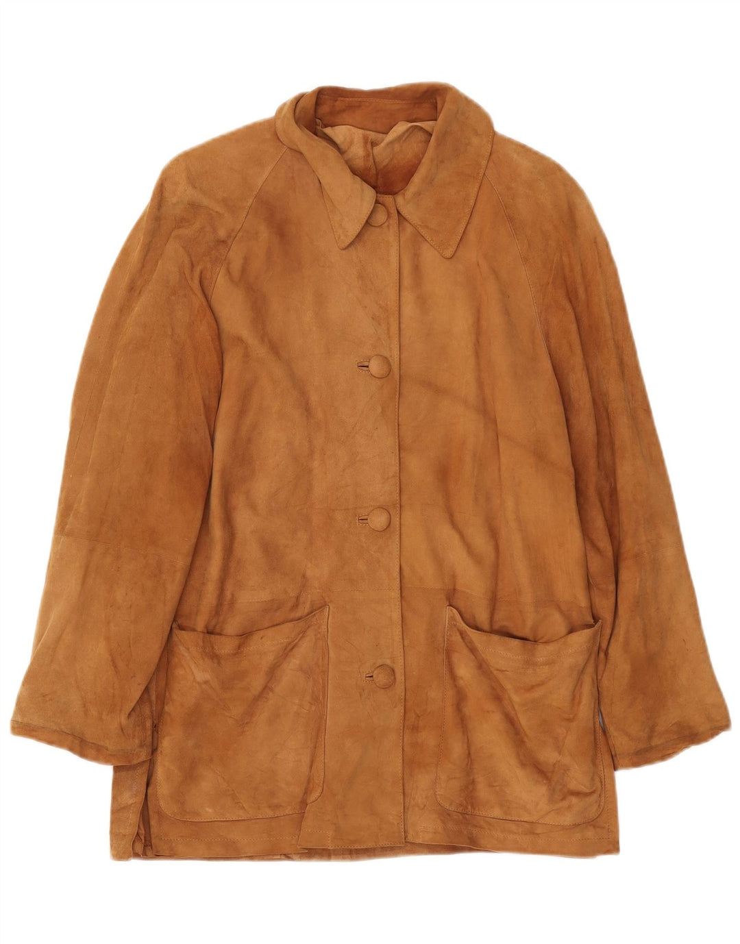 Jacheta de piele intoarsa pentru femei VINTAGE IT 42 Medium Beige Piele