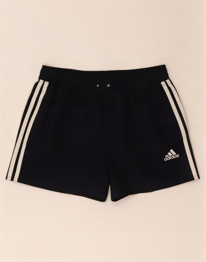 Pantaloni scurți sport pentru bărbați Adidas, poliester mediu negru