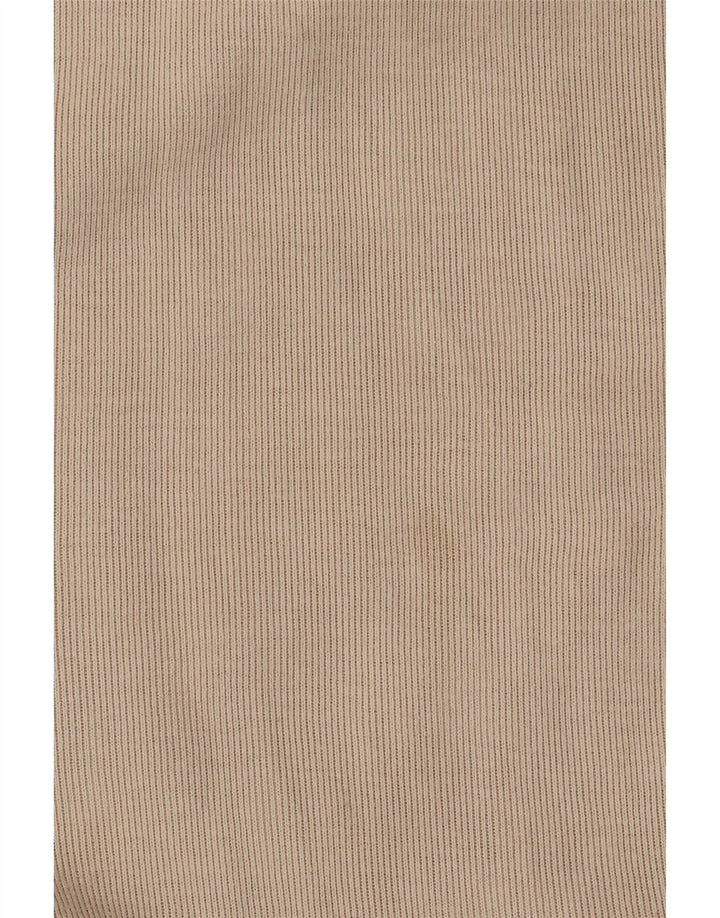 Izod Top cu fermoar pentru bărbați cu mânecă lungă, mare, bej, bumbac