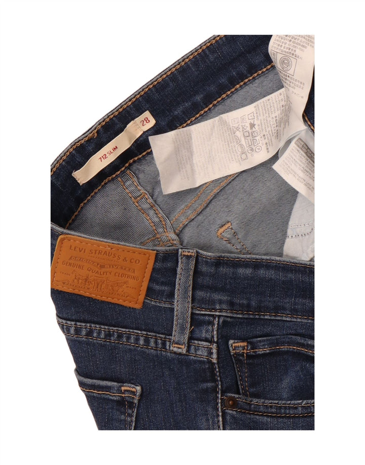 Blugi Levi's 712 Slim pentru femei W28 L29 Bumbac albastru