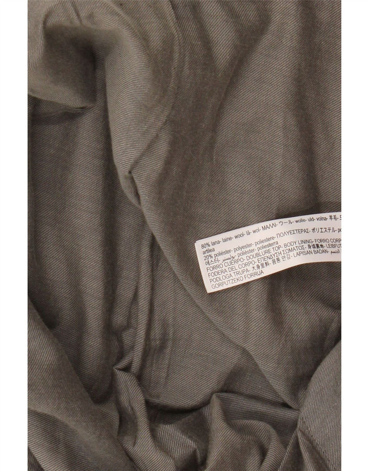 Massimo Dutti Jachetă pentru bărbați cu 2 nasturi UE 52 Lână maro mare