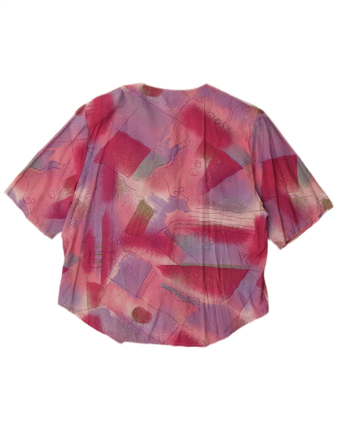 Bluză Cămașă Femei Paco Calvari EU 42 Mare Multicoloră Geometrică