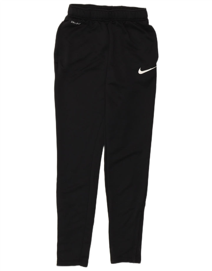 Pantaloni de trening Nike Dri Fit pentru femei, poliester negru mic
