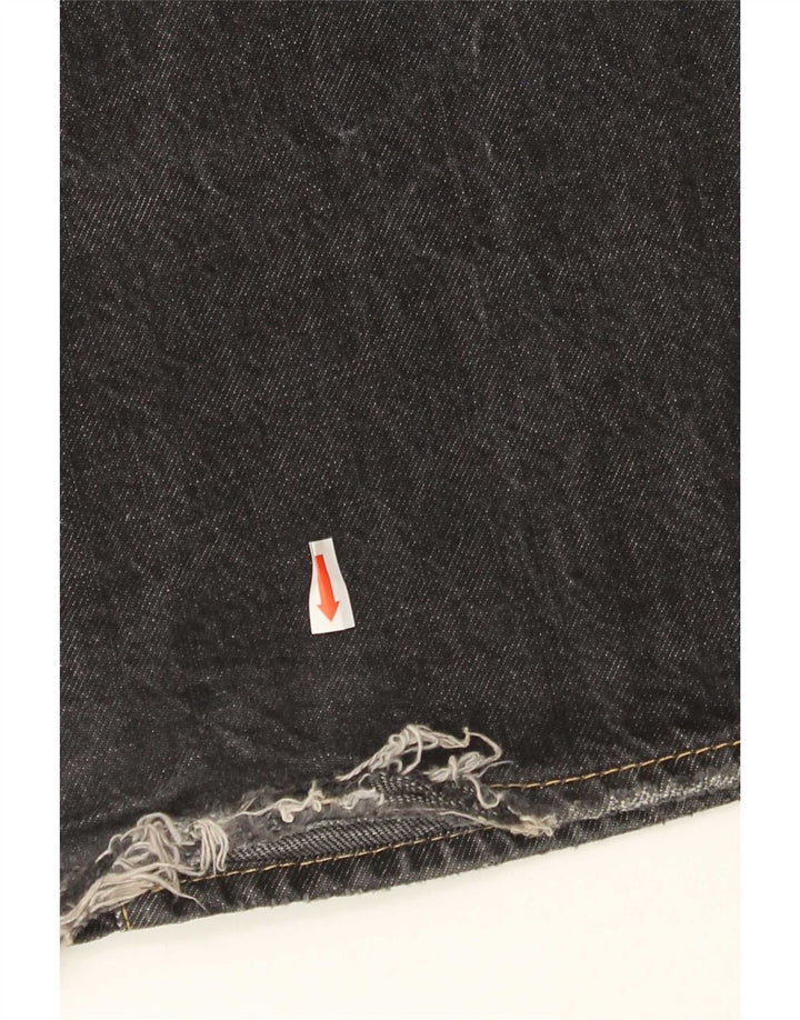 Blugi Bootcut pentru bărbați HUGO BOSS W34 L32 bumbac negru