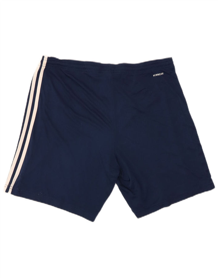 Pantaloni scurți sport Aeroready ADIDAS pentru bărbați, poliester mediu albastru