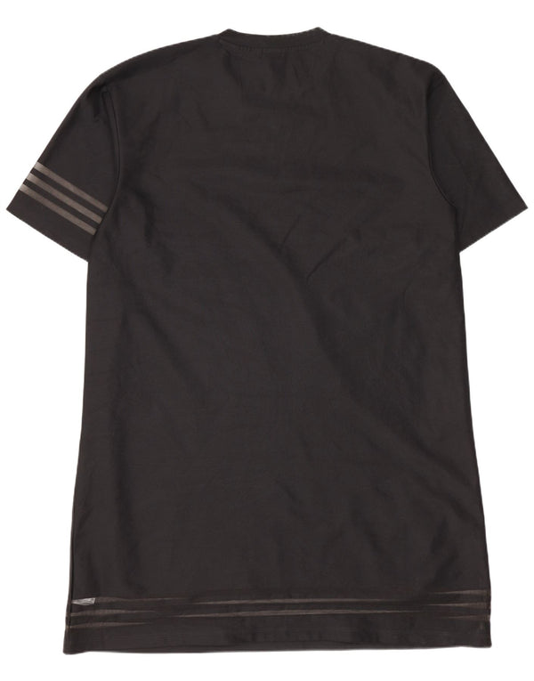 Rochie tricou supradimensionată pentru femei Adidas EU 34 XS Poliester negru