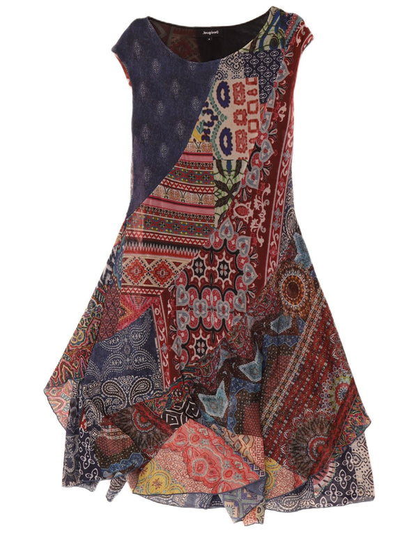 Rochie asimetrică pentru femei Desigual UK 12 Medium Multicolor Paisley