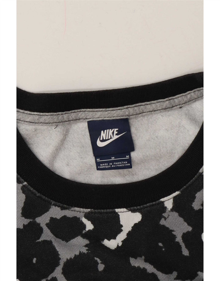 Pulover Nike pentru femei pentru femei UK 14 Medium Black Animal Print