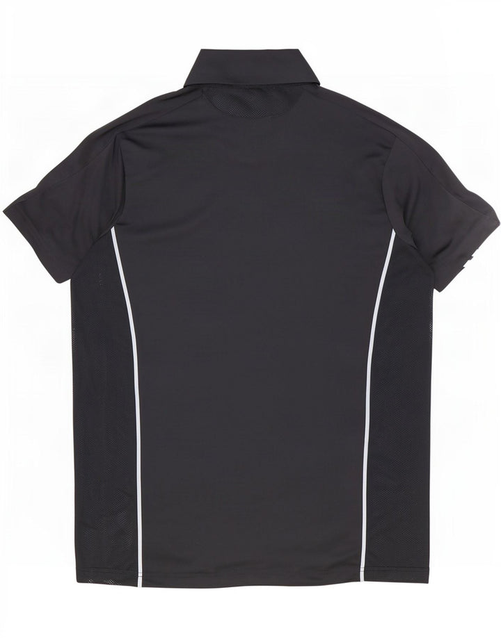 Tricou polo Adidas Clima 365 pentru bărbați, poliester negru mare