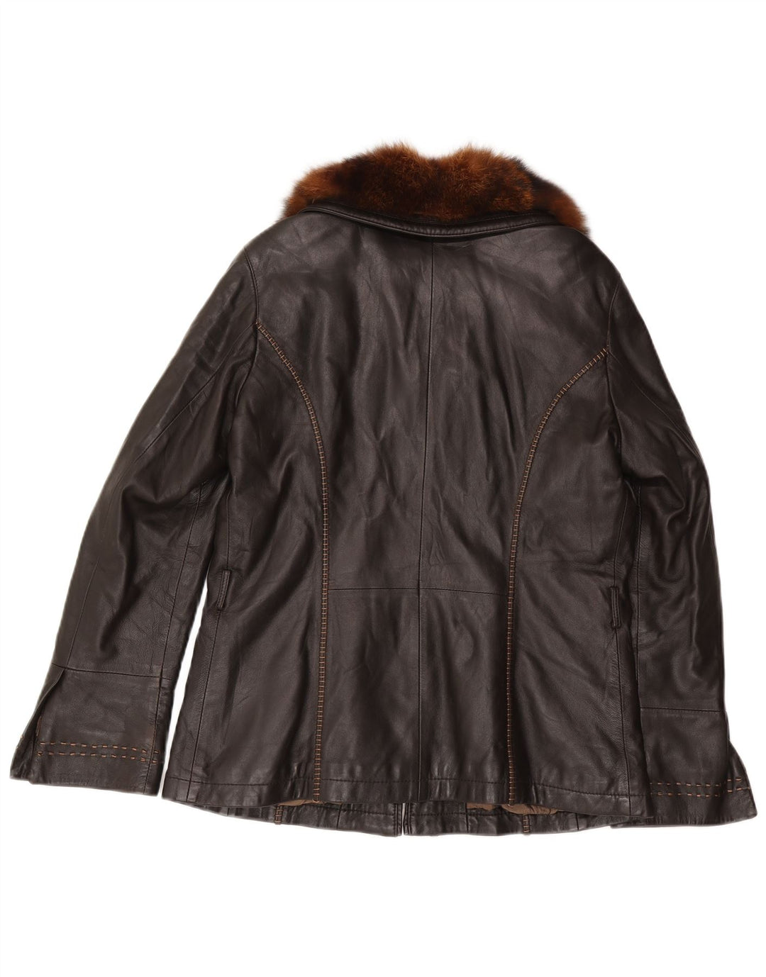 Geacă de piele pentru femei Mabrun IT 48 XL din piele neagră
