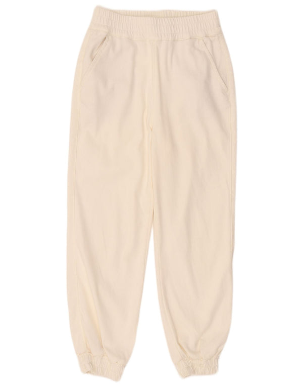 All Saints Pantaloni de trening pentru femei Joggeri UK 10 Small Off White