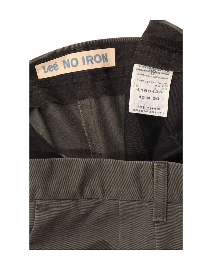 Pantaloni chino pentru bărbați LEE L40 L29 bumbac gri