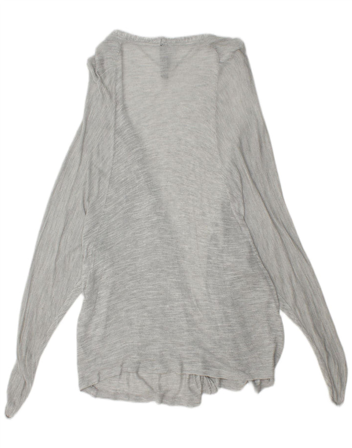 Pulover cardigan deschis pentru femei Zara UK 12, gri mediu