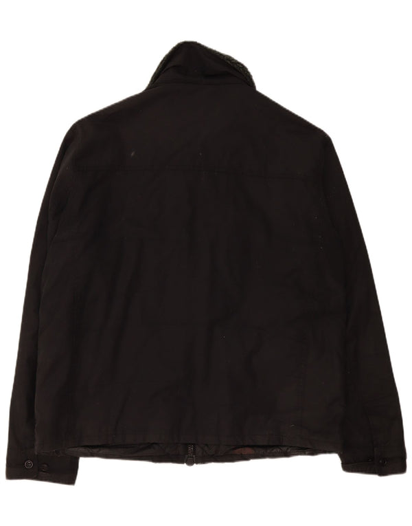 Jachetă pentru bărbați Sherpa Utility Barbour UK 44 2XL Bumbac negru