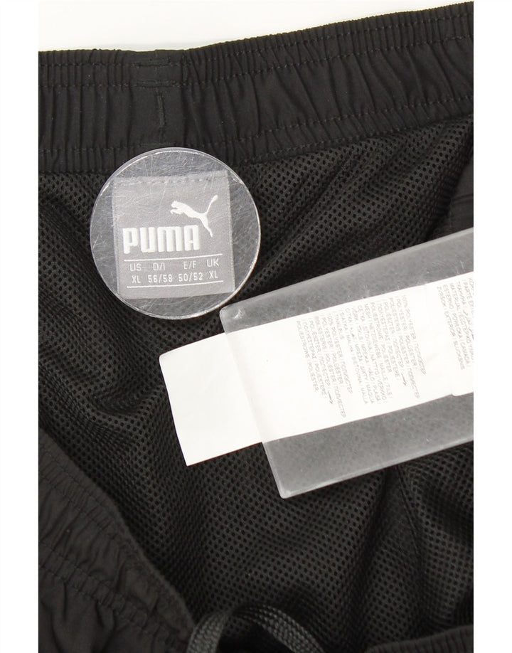 Pantaloni scurți sport grafic Puma pentru bărbați XL, poliester negru