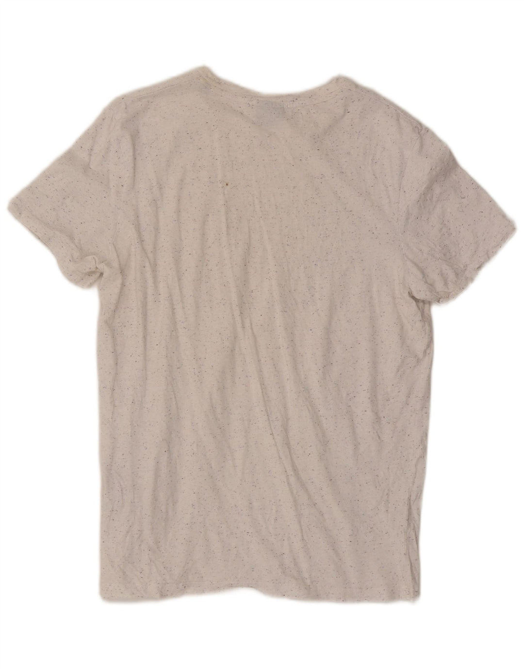 Tricou Jack & Jones pentru bărbați Top mediu alb bumbac cu pete
