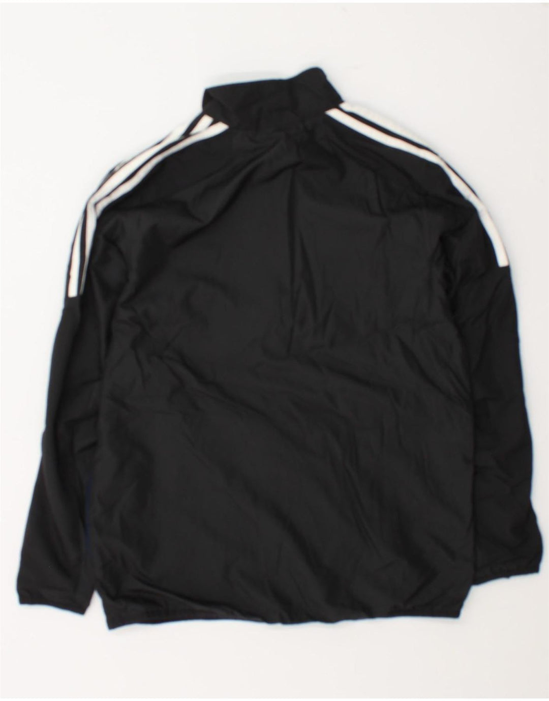 Jachetă de top pentru trening cu grafic pentru băieți Adidas 13-14 ani, poliester negru