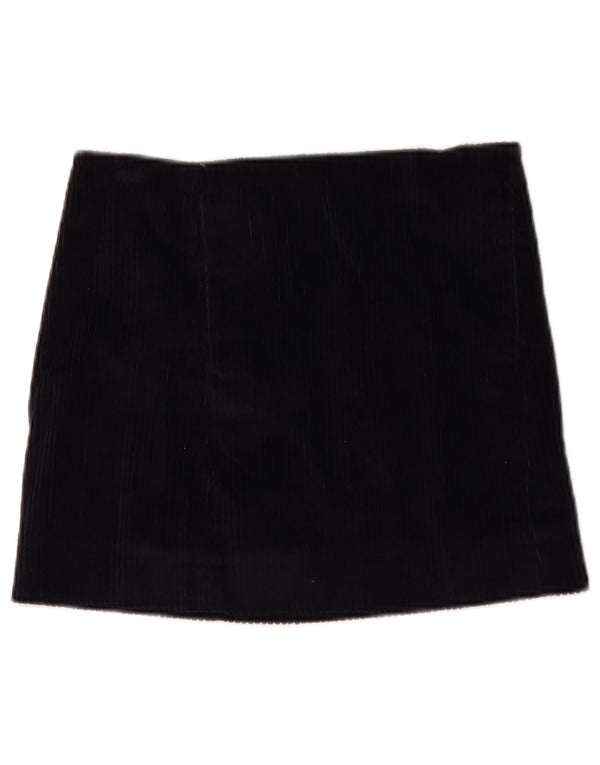 Cos Fusta Mini Catifea pentru Femei EU 34 XS W30 Bumbac Negru