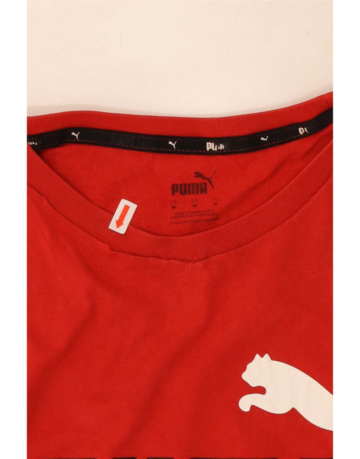 Tricou grafic pentru bărbați Puma Top, bumbac roșu mediu