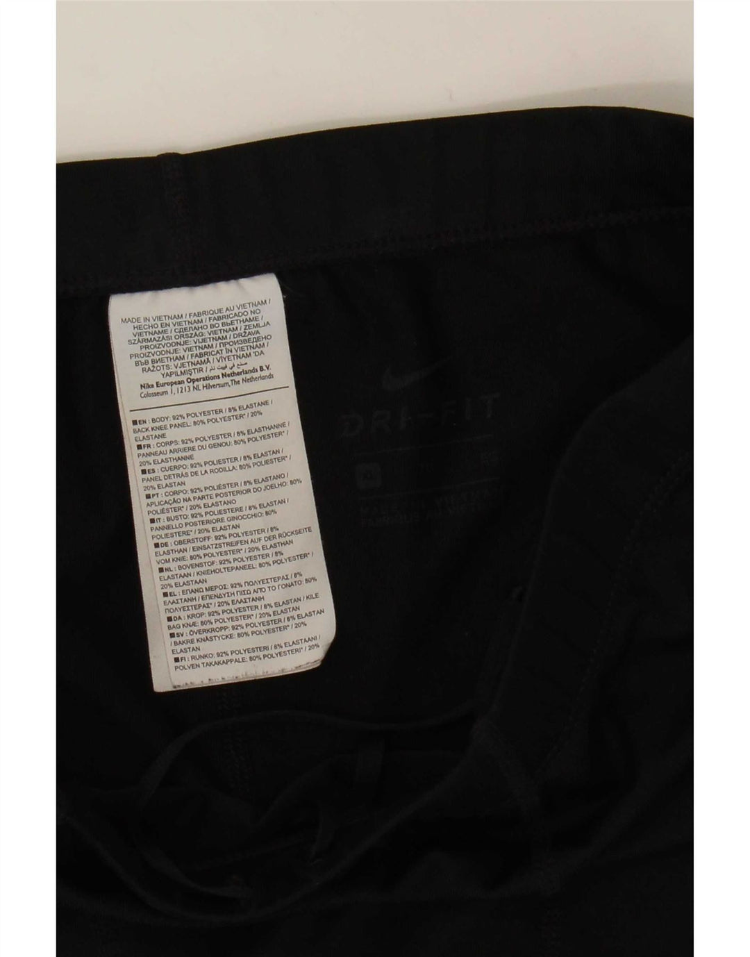 Leggings Nike Dri Fit pentru femei UK 18 XL Poliester negru