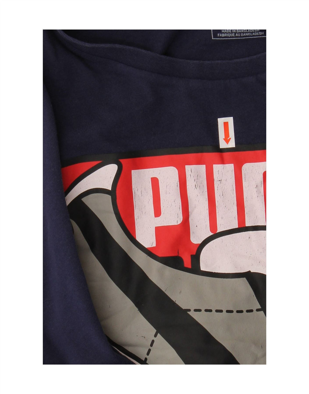 Tricou grafic pentru bărbați PUMA Top XL Bumbac bleumarin