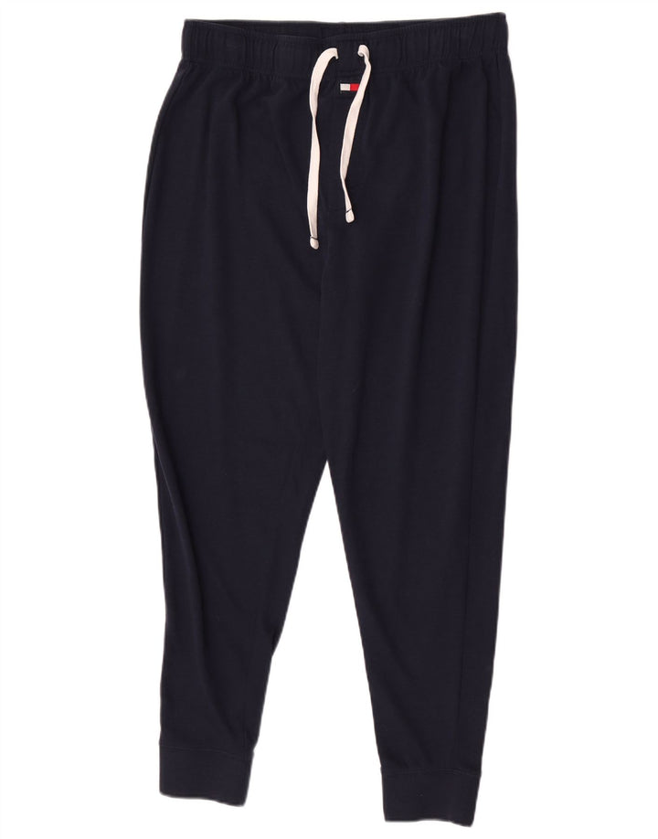 Pantaloni de trening pentru bărbați Tommy Hilfiger Pantaloni de jogging Mediu Bumbac bleumarin