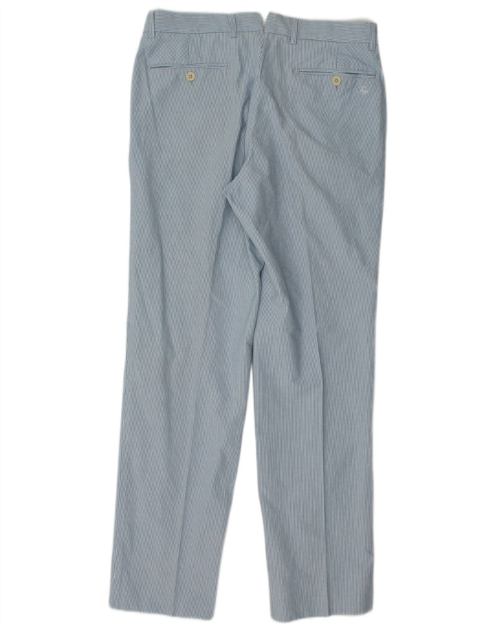 FAY Pantaloni drepți pentru bărbați IT 48 Medium W32 L31 Blue Pinstripe Bumbac