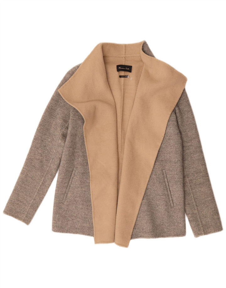 Massimo Dutti Jachetă pentru femei supradimensionată, deschisă, UK 6 XS, gri Colorblock