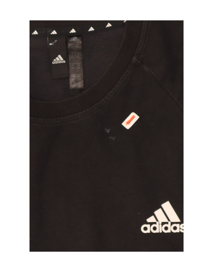 Tricou pentru bărbați Adidas Top 2XL bumbac negru