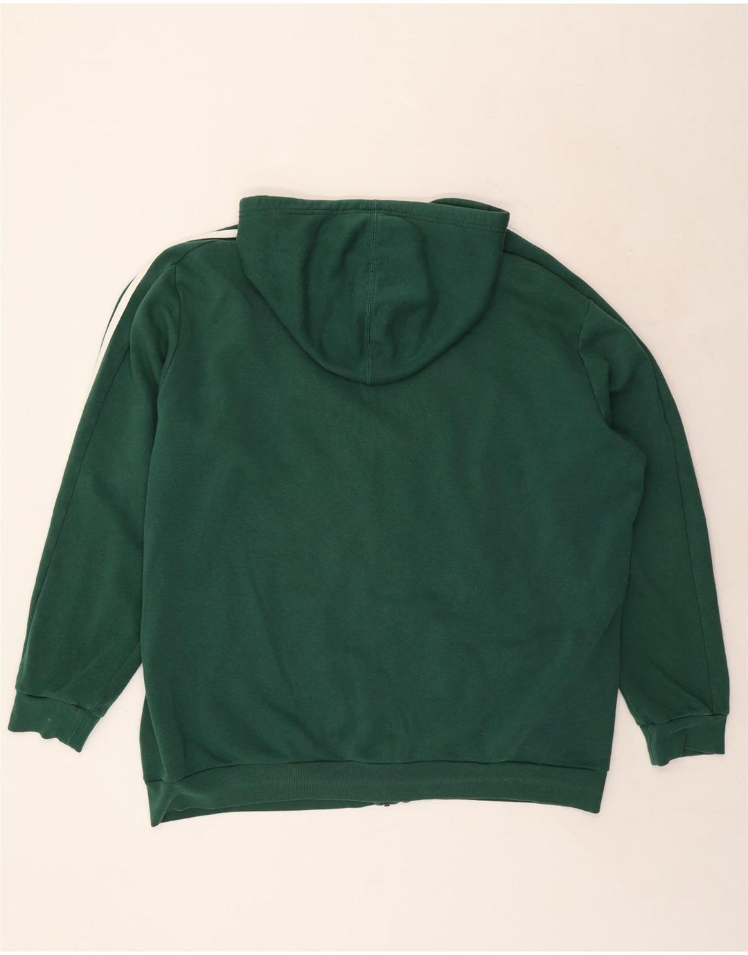 Pulover Adidas pentru bărbați, cu fermoar, bumbac verde 2XL
