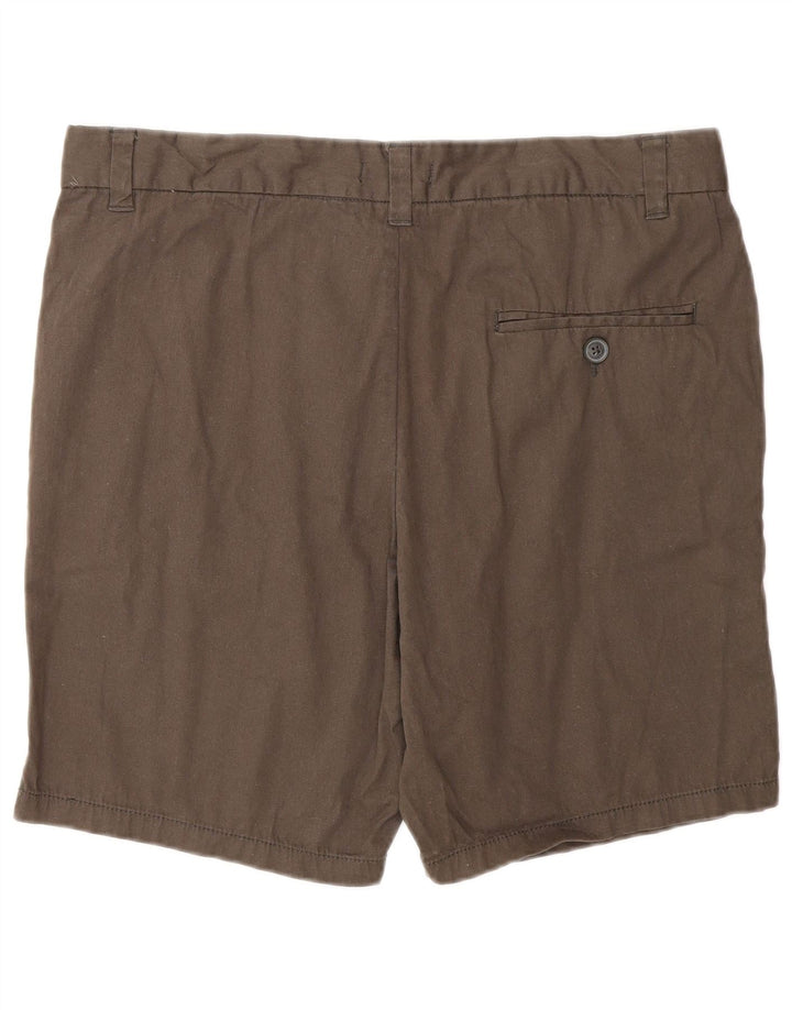 FRENCH CONNECTION Pantaloni scurți chino pentru bărbați, mari W34, bumbac maro