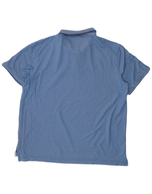 Tricou polo IZOD pentru bărbați, bumbac albastru 2XL