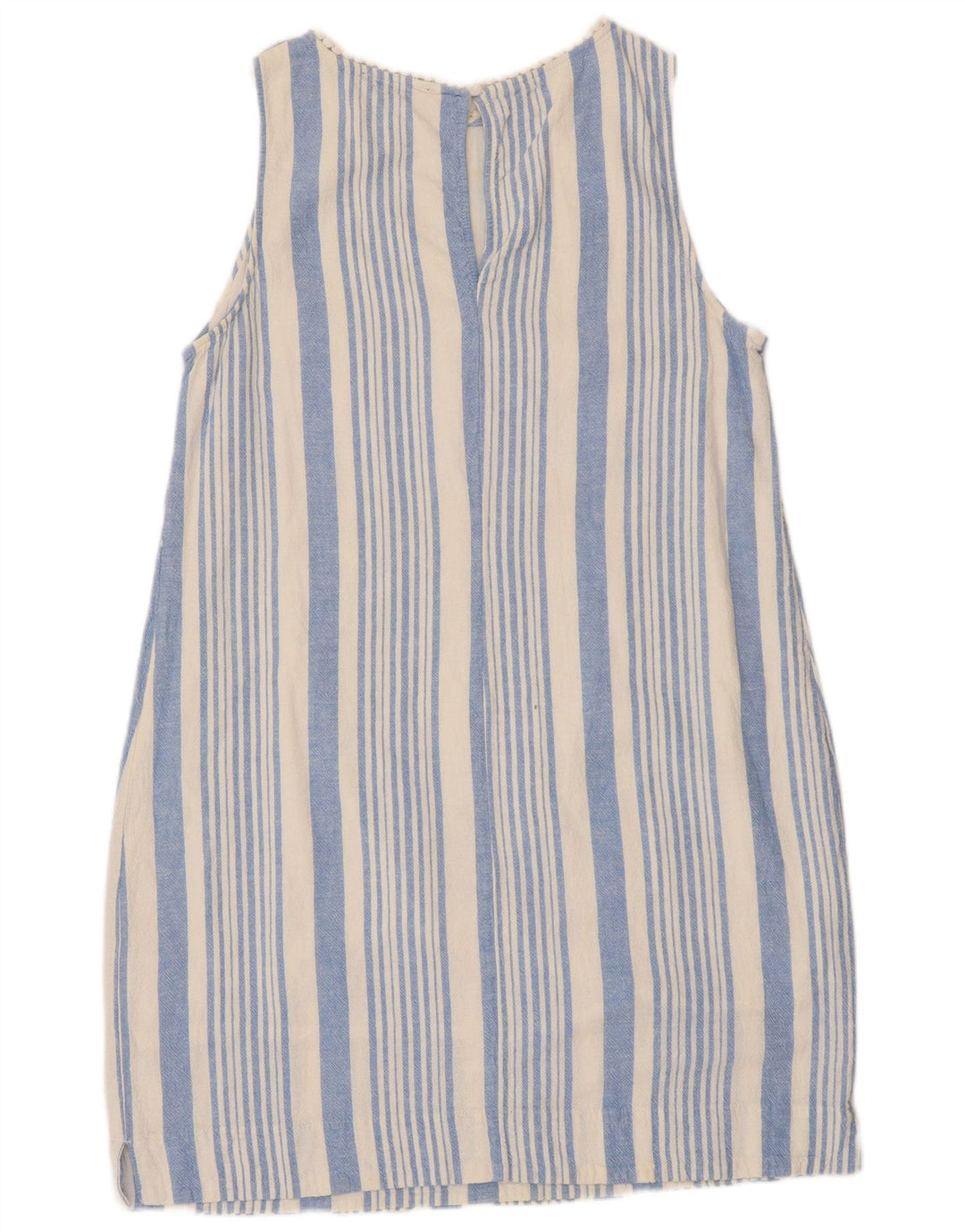 Rochie de bază fără mâneci pentru femei Marks & Spencer UK 16 mare cu dungi albastre
