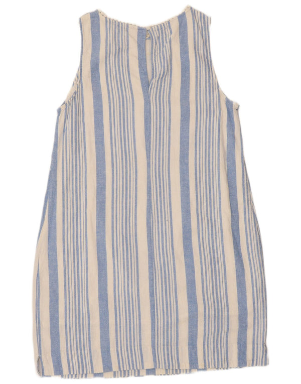 Rochie de bază fără mâneci pentru femei Marks & Spencer UK 16 mare cu dungi albastre