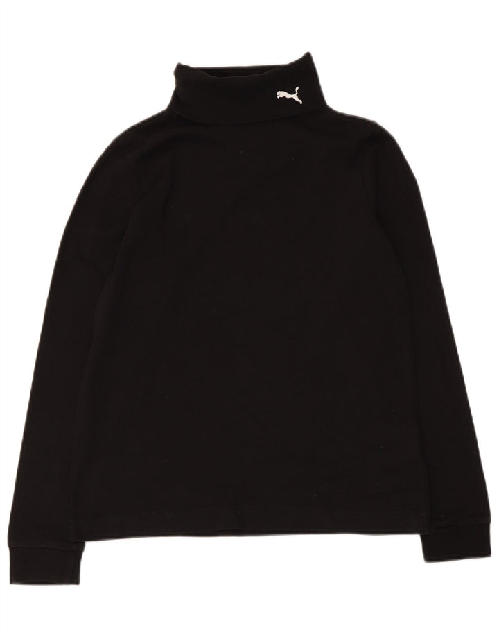 Puma Fete Top Maneca Lunga 11-12 Ani Negru