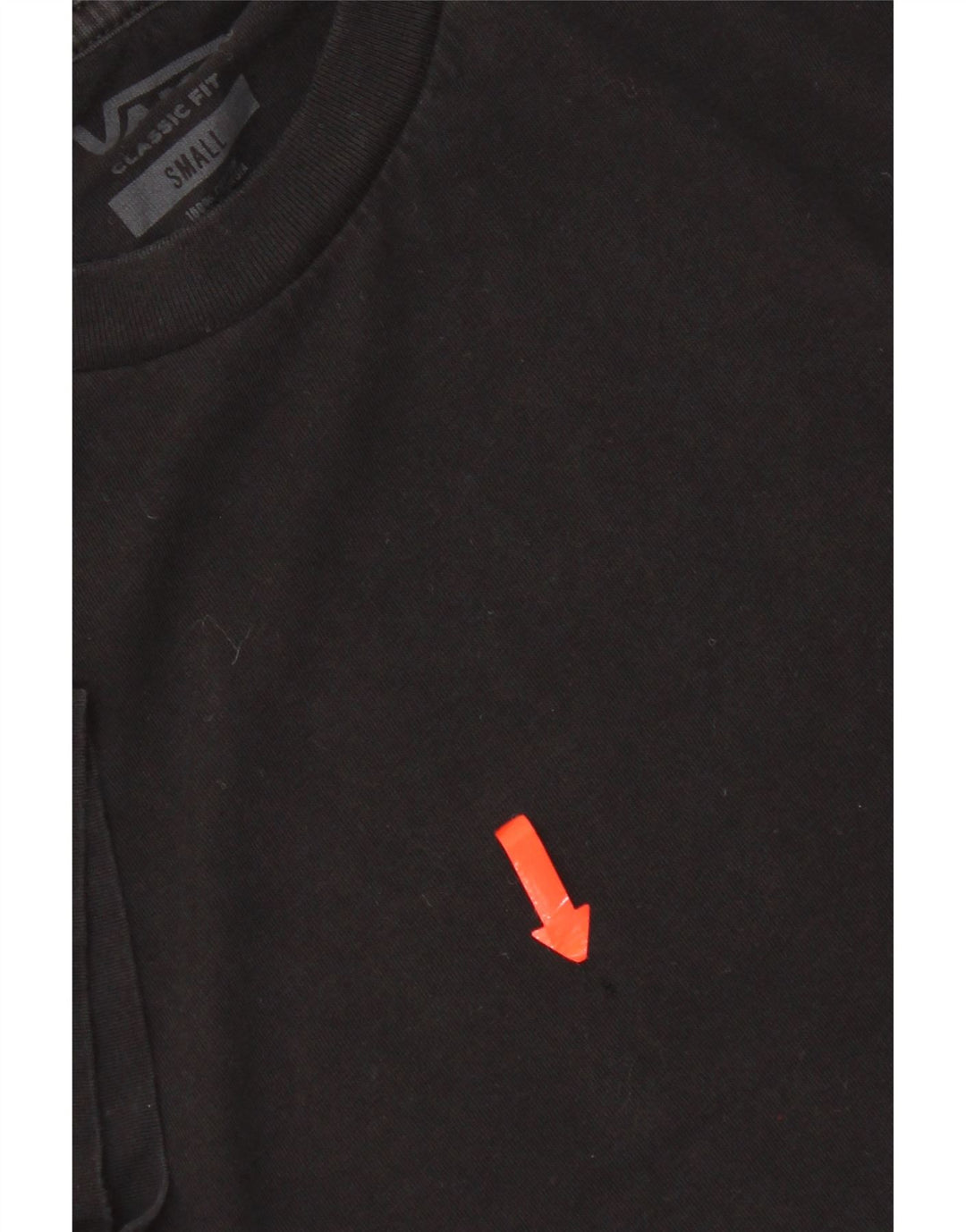 Tricou Vans Classic Fit pentru bărbați Top mic, negru, bumbac