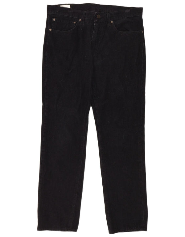 Pantaloni Levi's 511 Slim Fit, din velur, L34 L32, bumbac negru