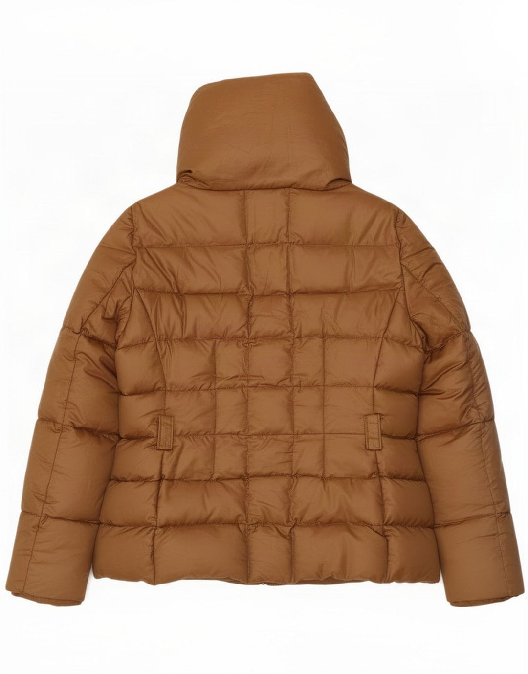 Jachetă căptușită pentru femei Zara UK 18 XL, maro, nailon